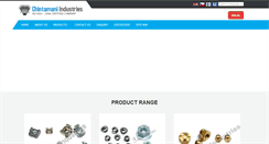 Desktop Screenshot of chintamaniindustries.com
